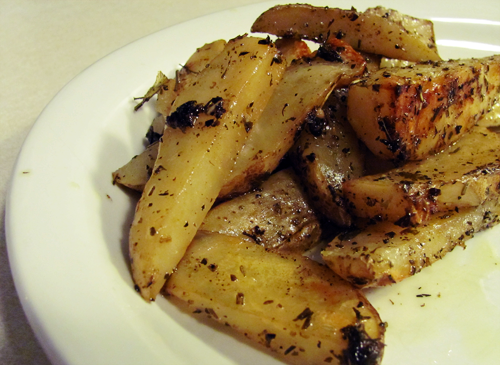 Cookbook Bites: Greek Style Oven Roasted Potatoes