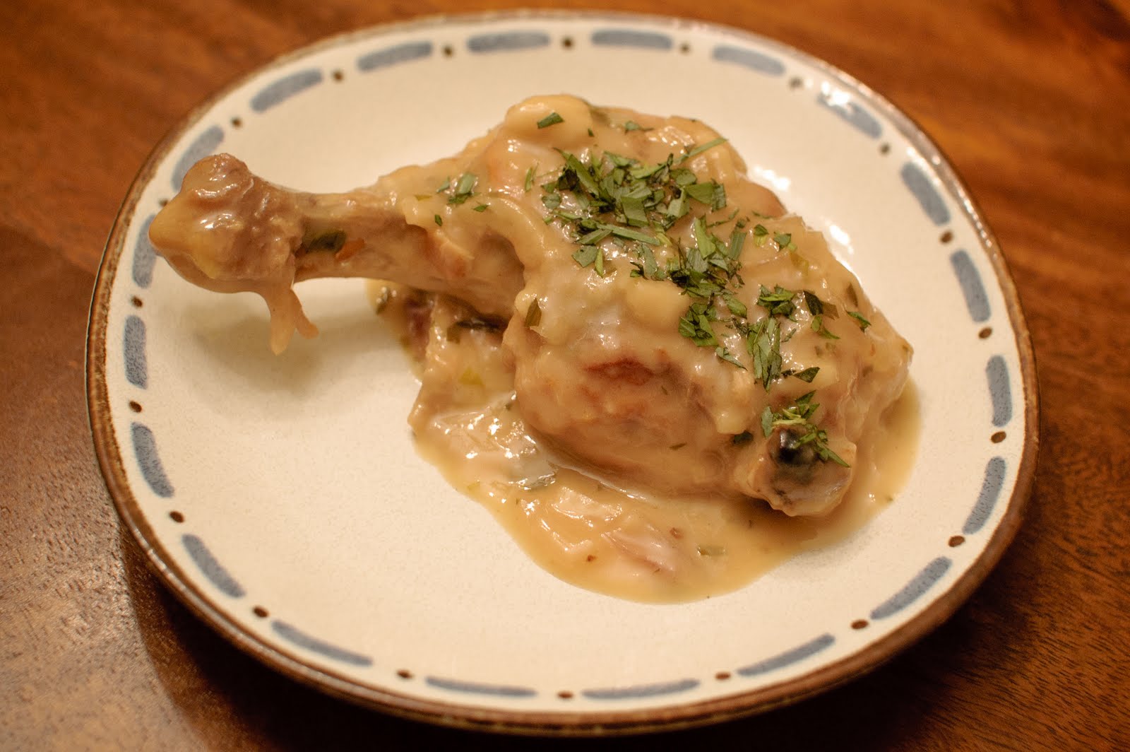 The Frugal Girlmet Chicken with Tarragon and White Wine