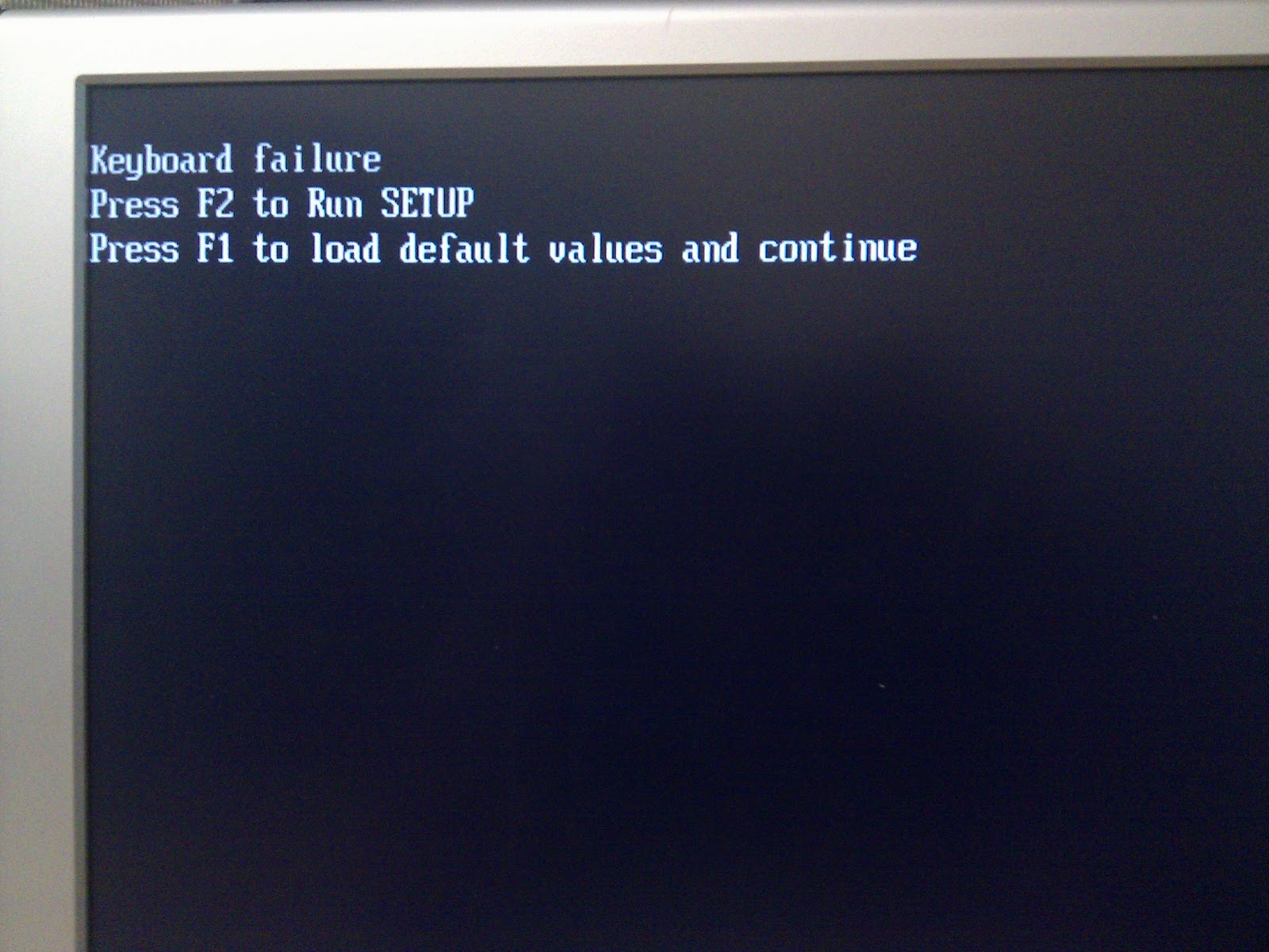 Walt Writes Games: Keyboard Failure