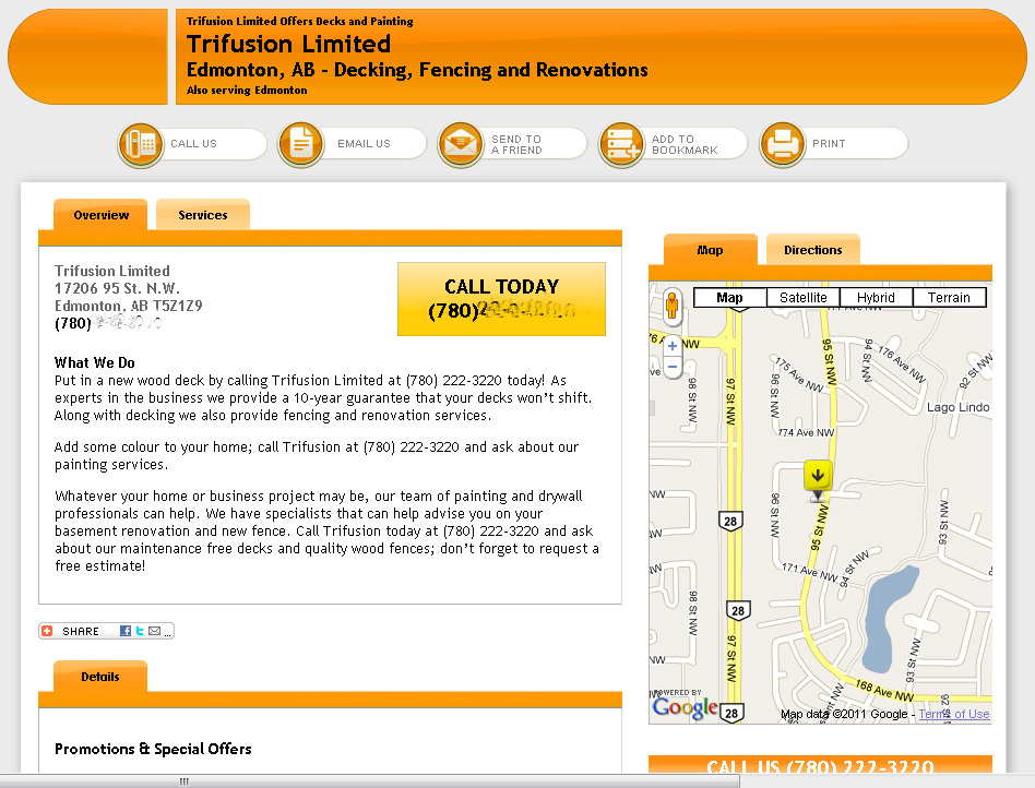 The Business of Building Decks and Fences Did you buy your website