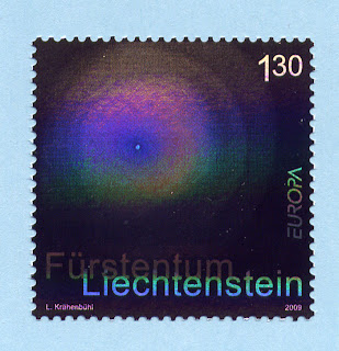 Liechtenstein Europa 2009 Astronomy Stamp