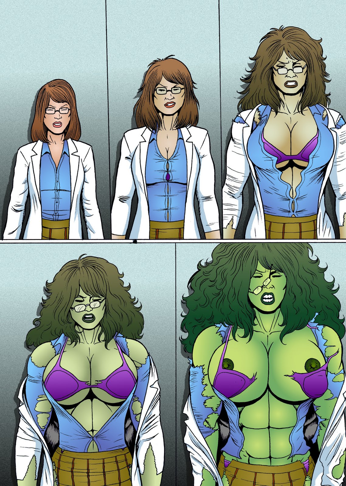 transformation videos, female werewolf videos, she hulk transformation.