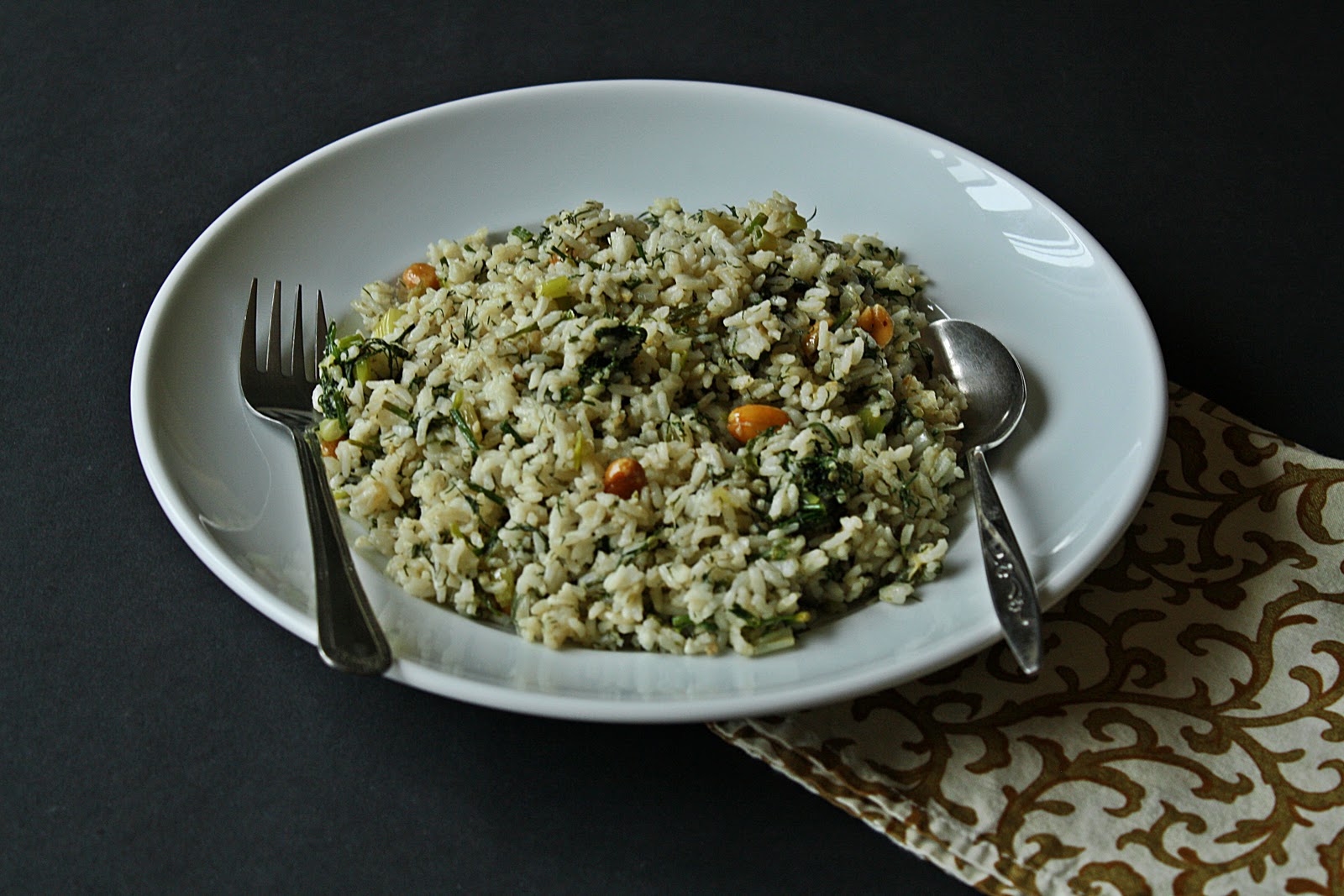 Versatile Vegetarian Kitchen Asian Style Dill Rice