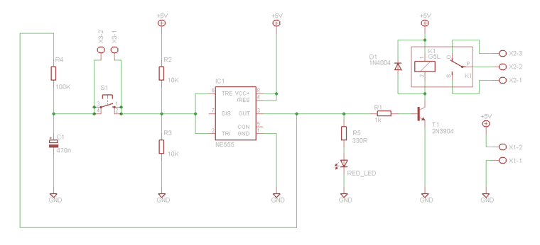 electronic circuits: Toggle ON / OFF Switch