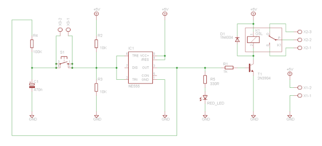 electronic circuits: Toggle ON / OFF Switch
