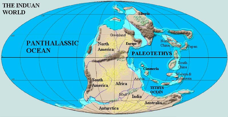 Пермское море карта