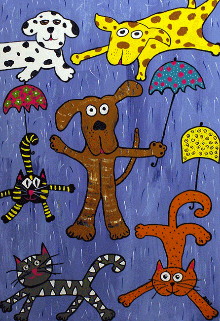 free clipart raining cats and dogs - photo #43