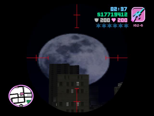 GTA Vice City Brasil: Aumentando o tamanho da lua