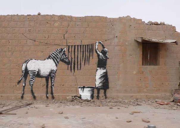 Banksy Graffiti Drawing | Beautiful Street art Seen On www.coolpicturegallery.us