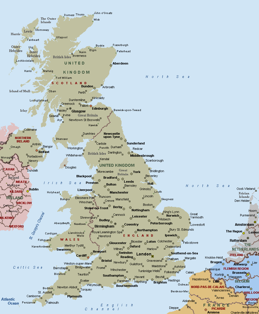 UNITED KINGDOM: UK MAPS