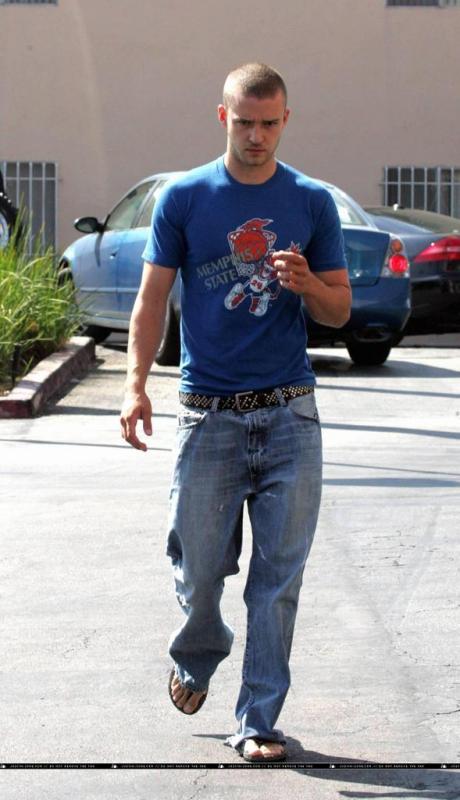 barefoot males justin timberlake