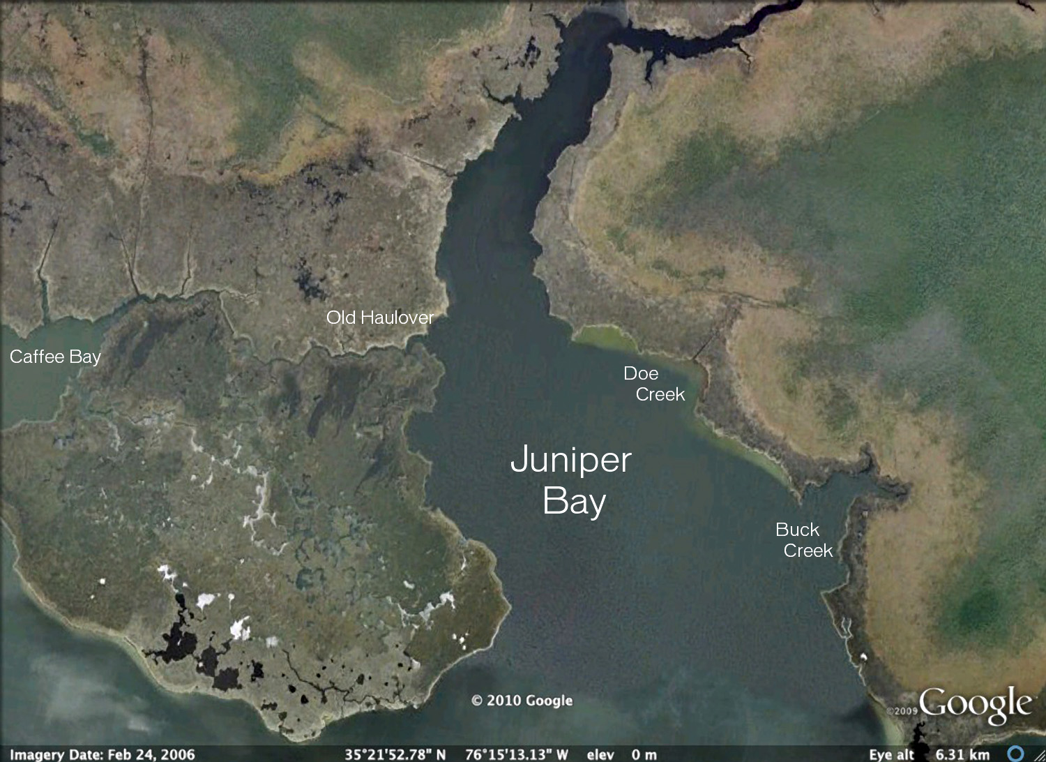 The Log of Spartina Juniper Bay