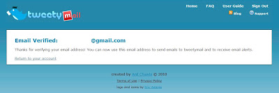 Tweetmail TweetyMail ~ Twittear por correo ~ Curioseando