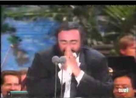 Pavarotti em a 'Música para fim de tarde'