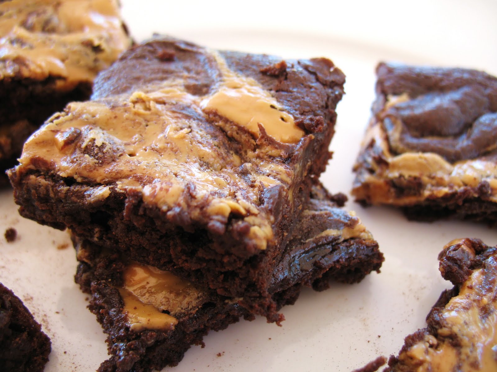 Busy Mommy Cooking Peanut Butter and Espresso Frosting Brownies