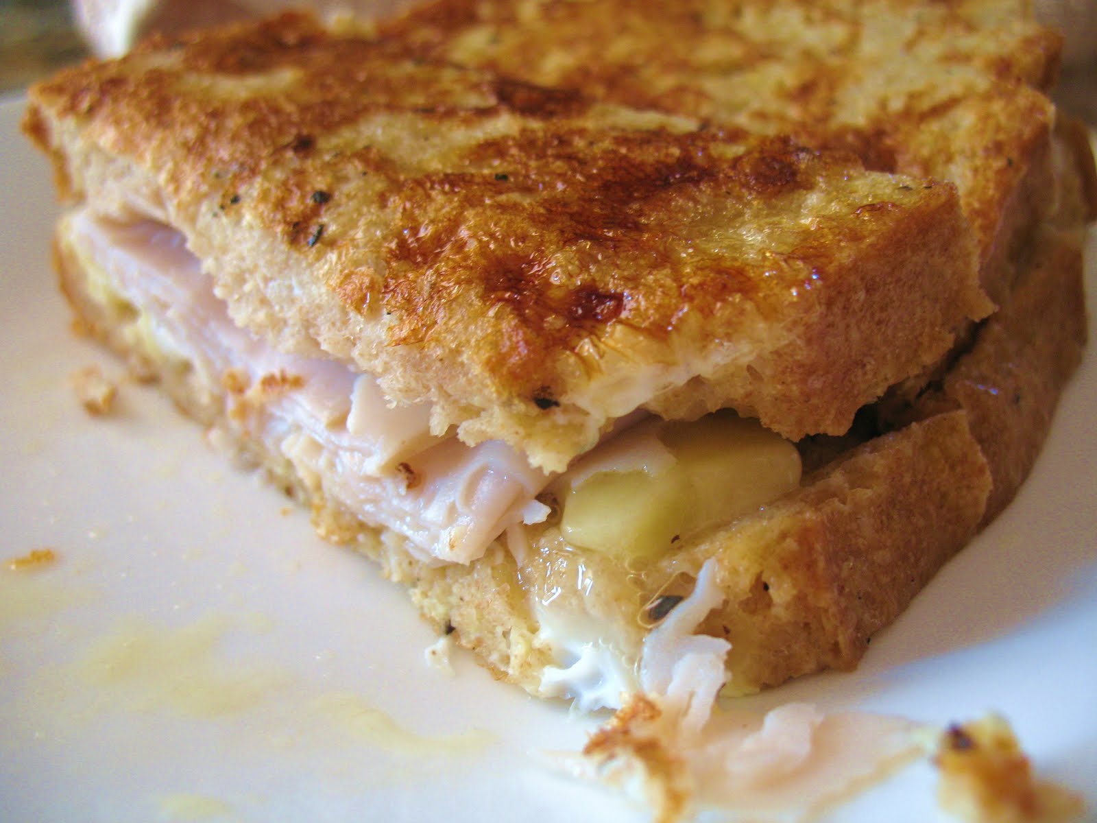 Busy Mommy Cooking Grilled Cheese Sandwich the French Toast Way