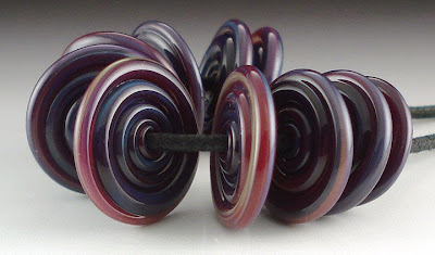 Purple Pandora Spiral Disks