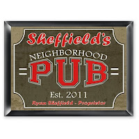 Traditional Neighborhood Pub Sign