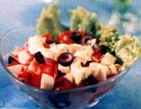 Vegetable salad dressing yogurt-healthy food recipes