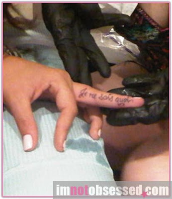 Rihanna Finger Tattoos
