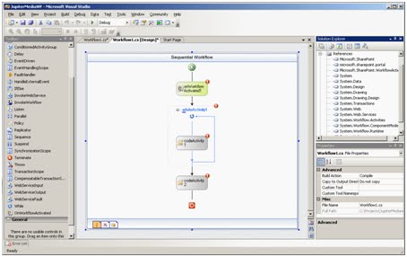 SharePoint blog: Simple workflow using WindowsWorkflowFoundation using ... image.
