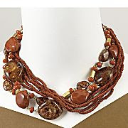 8 row Multi-Beaded Necklace