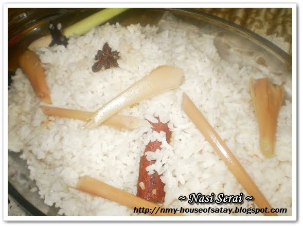 NMY- House of Satay: Nasi Serai & Ayam Masak Merah