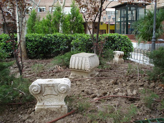 Un parque con restos misteriosos en Madrid