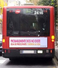 ¿Estas de acuerdo con que el bus ateo predique su mensaje en Madrid?