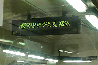 El lunes paros en el Metro de Madrid con el 50% de servicios mínimos