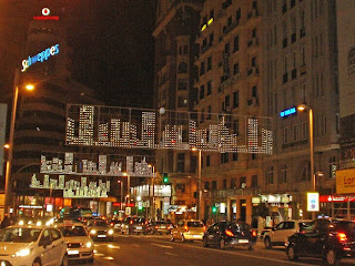 Las luces de Navidad de este año en Madrid.