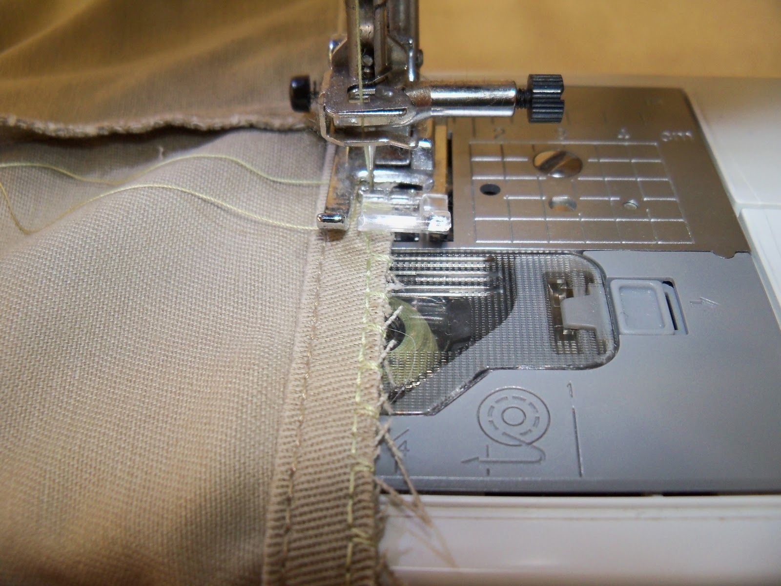 The Adventures of a Sewing Noob Photo Tutorial How to Fix Frayed Pants