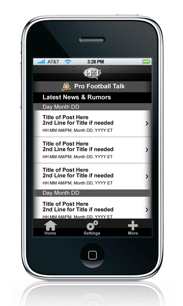 Alex Herrera - Graphic Design: UI Design for iPhone App