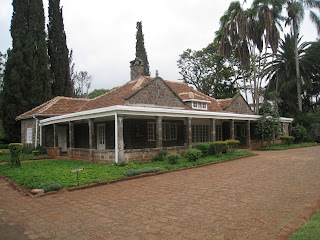 Isak Dinesen’s Home, nairobi kenya, front entrance of out of africa house