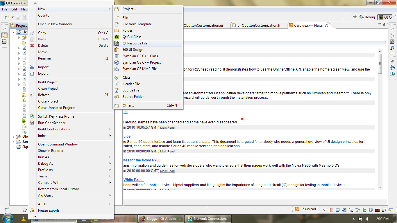 Qt ArticlesQt sample codes,Qt programming How to Add Resources to