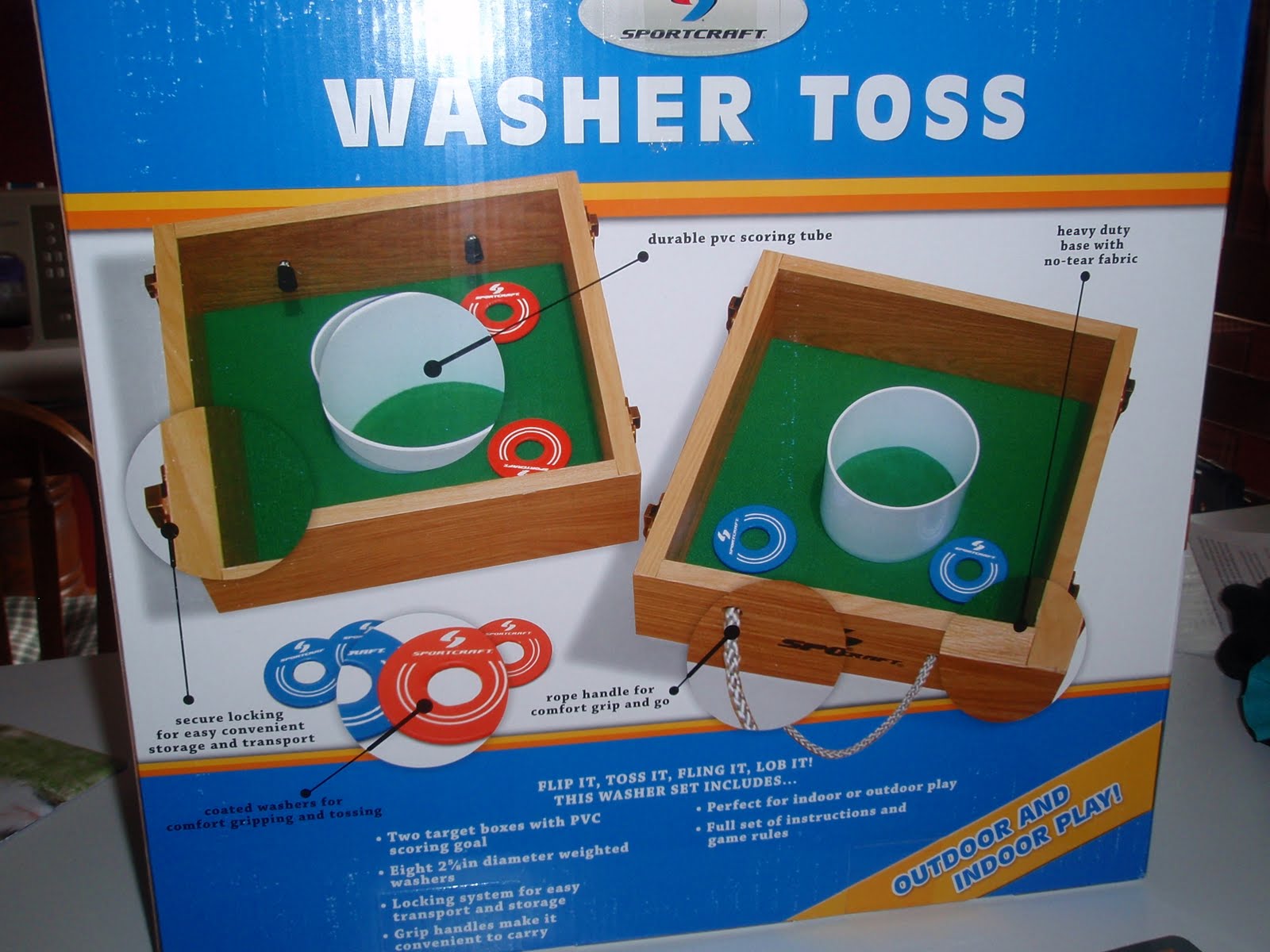 Oxford Impressions Washer Toss Yard Game Home Made Bean Bags