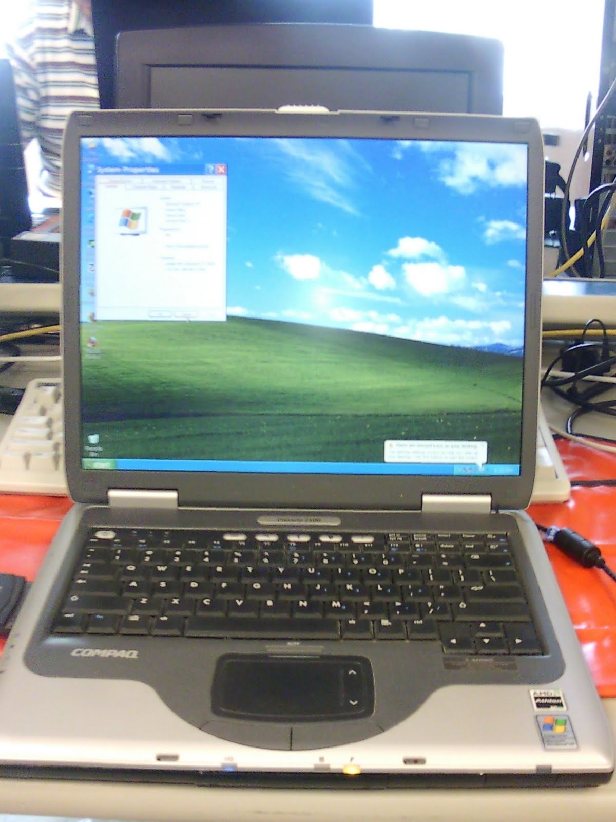 What is the brand, model, and serial number of the notebook? I brought