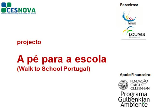 A pé para a escola (Walk to School Portugal)