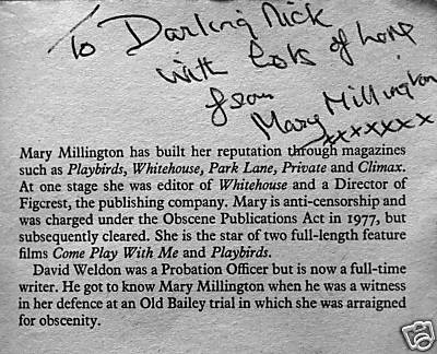 Mary Millington: 2010