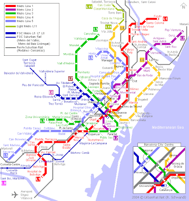 PLANOS DE METRO: Barcelona