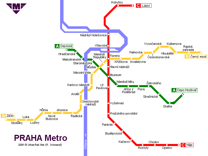 PLANOS DE METRO: Praga