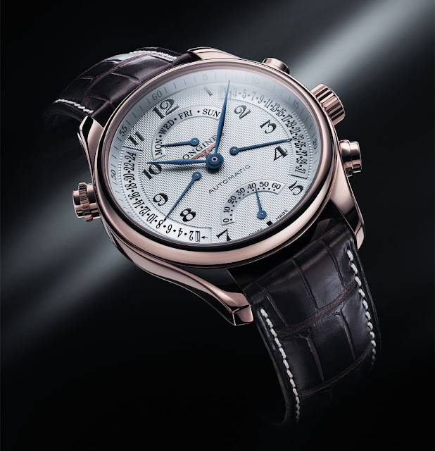 Technical Beauty at Boxfox1: The Longines Master Collection Retrograde in rose gold