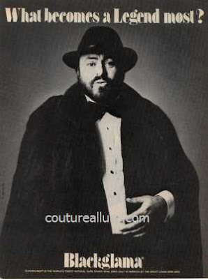 1981 blackglama mink fur coat Pavarotti