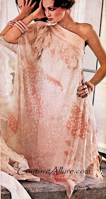 zandra rhodes, evening dress, 1975