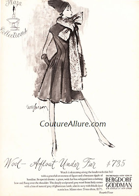 Couture Allure Vintage Fashion: Bergdorf Goodman Ads