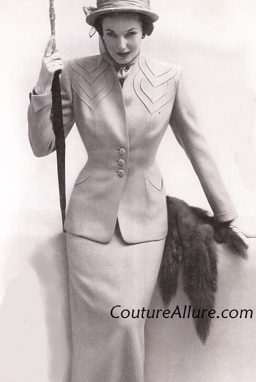 Couture Allure Vintage Fashion: Vintage Suits - 1949