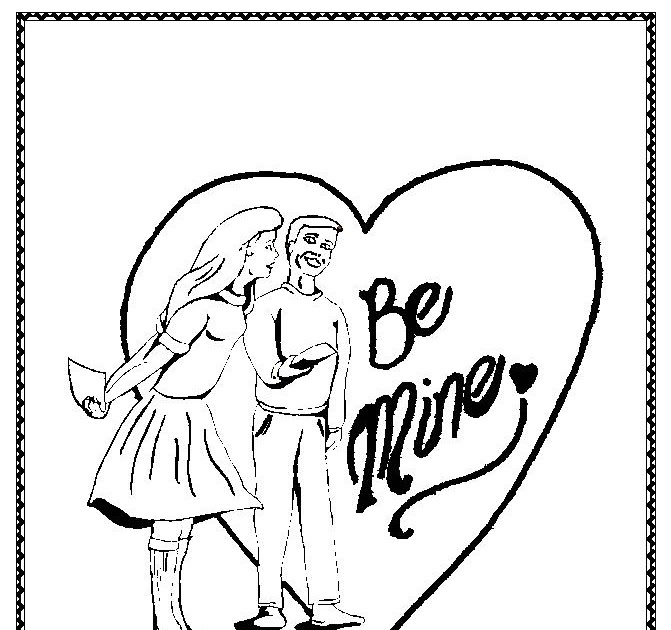 valentine blank coloring pages - photo #35