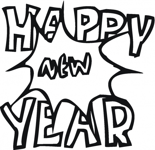 New Year Card: New Year Coloring Pages, New Year Coloring Cards