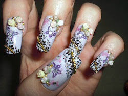 acrylic coral nails stiletto neon