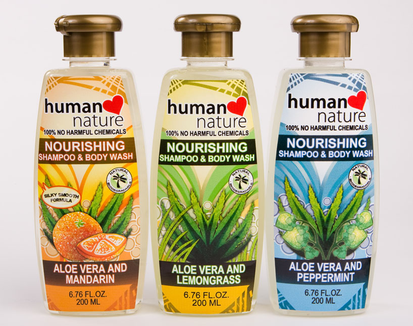 All Natural Health Products Human Nature Nourishing Shampoo with Aloe Vera